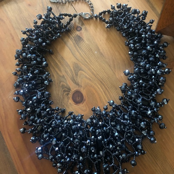 Beautiful dark blue necklace - Picture 5 of 5